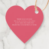 お祝いタグ | エキゾチックコーラル ローズ 牡丹 フェイバータグ (裏面)