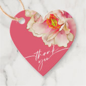 お祝いタグ | エキゾチックコーラル ローズ 牡丹 フェイバータグ (正面)