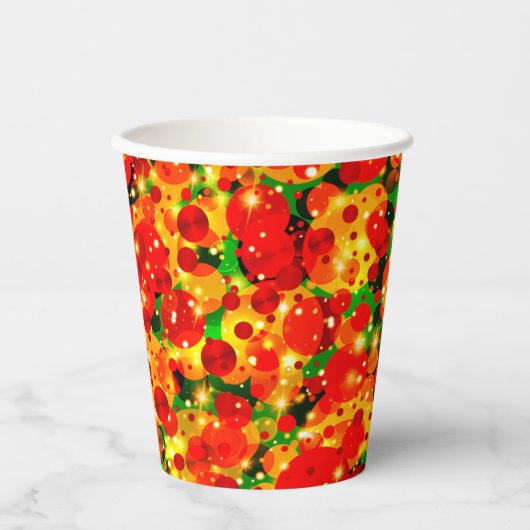 お祝いドット1紙パーティーカップ 紙コップ (正面)