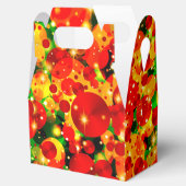 お祝いドット–1パーティービーフボックス,ゲーブル フェイバーボックス (オープン)