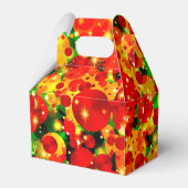 お祝いドット–1パーティービーフボックス,ゲーブル フェイバーボックス (正面サイド)