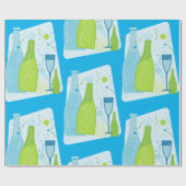 お祝いドリンクラッピング紙 ラッピングペーパー (フラット)