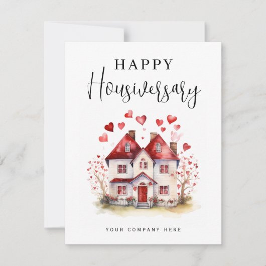 お祝いハウスアニバーサリー不動産 カード (正面)