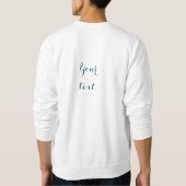 お祝いハッピー祖父パーソナライズされた Tシャツ (裏面)