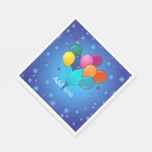 お祝いバルーンテンプレート スタンダードランチョンナプキン (角)