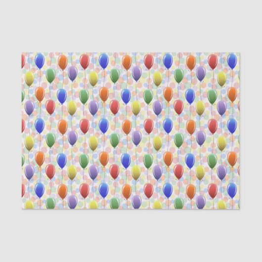 お祝いバルーン 薄葉紙 (正面)