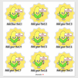 お祝いパーソナライズされた先生報酬ステッカー シール