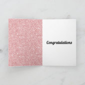 お祝いパーソナライズされた新生児 カード (内部)