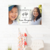 お祝いパーソナライズされた記念写真 横断幕 (インサイチュ)