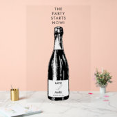 お祝いパーティーが今すぐ結婚の歓迎を開始 アクリルサイン (ウェディング)