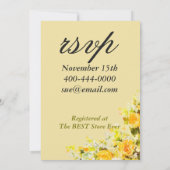 お祝いパーティーイベント招待 招待状 (裏面)