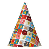 お祝いパーティーファーストフードのお気に入り パーティーハット (左)