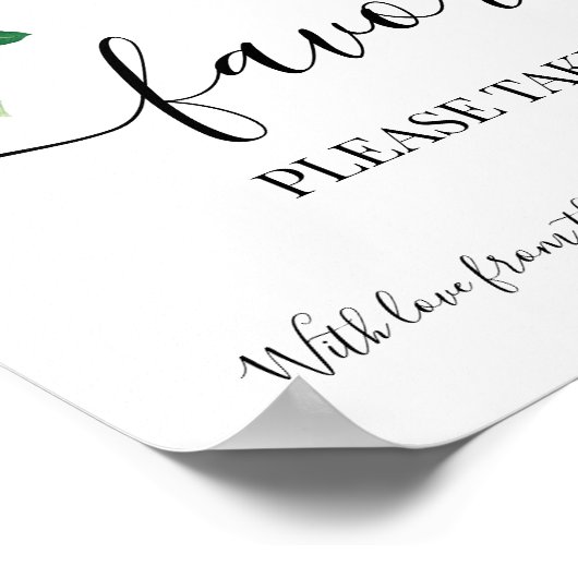 お祝いパーティー看板 レモン ウェディング 受付 ポスター (角)