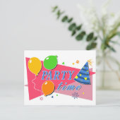 お祝いパーティー シーズンポストカード (スタンド正面)