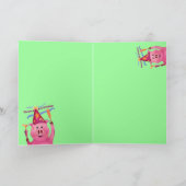 お祝いピグ誕生日カード カード (内部)