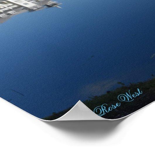 お祝いフロリダとレイクポスター ポスター (角)