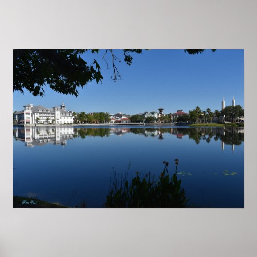 お祝いフロリダとレイクポスター ポスター (正面)