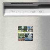 お祝いフロリダスクエアマグネット4写真 マグネット (インサイチュ (食洗機))