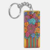 お祝いブーケキーチェーン キーホルダー (正面左)