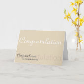 お祝いプロモーションタイポグラフィ カード (黄色い花)