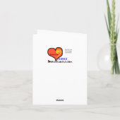 お祝いベイカーまたはシェフのグリーティングカード カード (裏面)