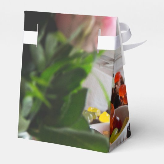 お祝いペストリーとクッキーの好意ギフトボックス フェイバーボックス (裏面サイド)