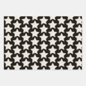 お祝いホワイトブラック ラッピングペーパーシート (正面2)