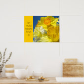 お祝いポスターHappyプロフェッショナルアシスタント ポスター (キッチン)