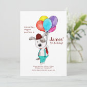 お祝いポップ招待状 招待状 (スタンド正面)