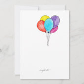 お祝いポップ招待状 招待状 (裏面)