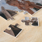 お祝いマイルストーンSober Mom 6フォトコラージュ ジグソーパズル (側面)