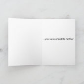 お祝いマザーデイカード カード (内部)