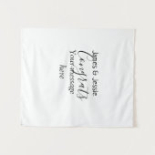 お祝いメッセージを追加 新婚カップル タペストリー (正面(横))