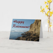 お祝いメッセージカード（定年退職） カード (黄色い花)