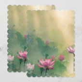 お祝いメッセージ：[行事] 招待状 (正面/裏面)