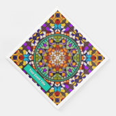 お祝いモザイクパターン – イベントを追加カラフル (コーナー)