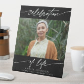 お祝いモダン写真葬儀 台座サイン (インサイチュ)