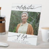 お祝いモダン写真葬儀 台座サイン (インサイチュ)