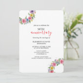 お祝いユニーク50周年結婚の 招待状 (スタンド正面)