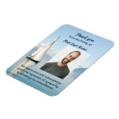 お祝いライフありがとうセーラーセーリングボート マグネット (左側)