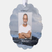 お祝いライフキープサケストーム海 オーナメントカード (左)