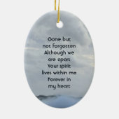 お祝いライフキープサケストーム海 セラミックオーナメント (裏面)