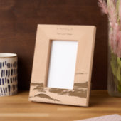 お祝いライフキープサケストーム海 レーザー彫刻フレーム (左)