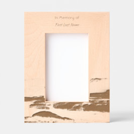 お祝いライフキープサケストーム海 レーザー彫刻フレーム