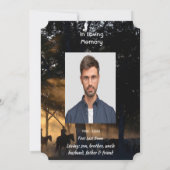 お祝いライフサービスフォレストトレイルウォークウホース 招待状 (裏面)