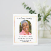 お祝いライフ葬儀ブラックアーチフォトプログラム (スタンド正面)