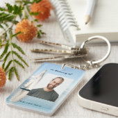 お祝いライフ記念セーラーセーリングボート キーホルダー (正面右)