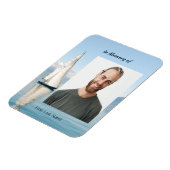 お祝いライフ記念セーラーセーリングボート マグネット (左側)