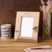 お祝いライフ記念セーラーセーリングボート レーザー彫刻フレーム (左)