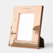 お祝いライフ記念セーラーセーリングボート レーザー彫刻フレーム (左)